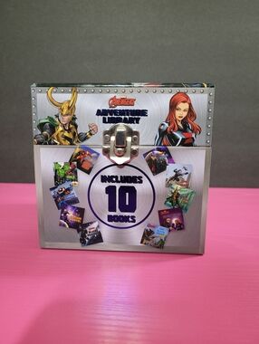 Avengers Adventure Library Box Set Of 10 Books.  New In Box. (0764)